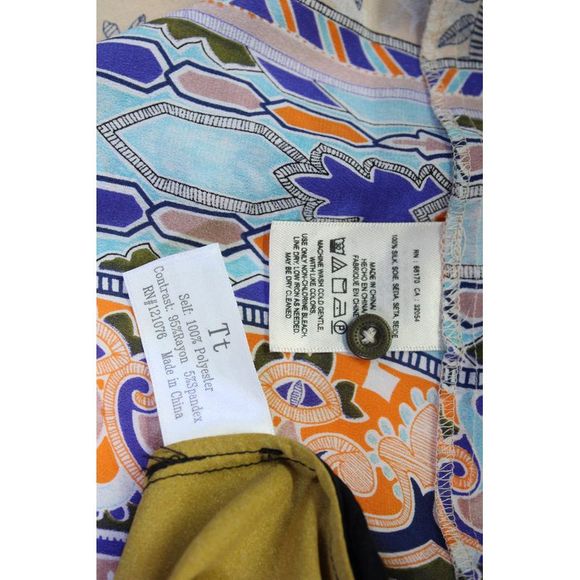 Tt Collection Maeve Womens Tank Blouse Button Up Top Multicolor Size XS 2 Lot 2 - Picture 5 of 6
